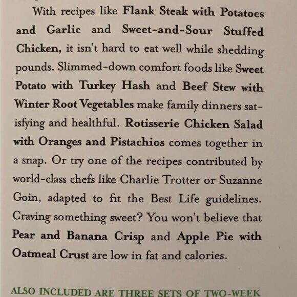 The BestLife Diet Cookbook 175 Delicious, Convenient, Family Friendly Recipes..  - Picture 2 of 4